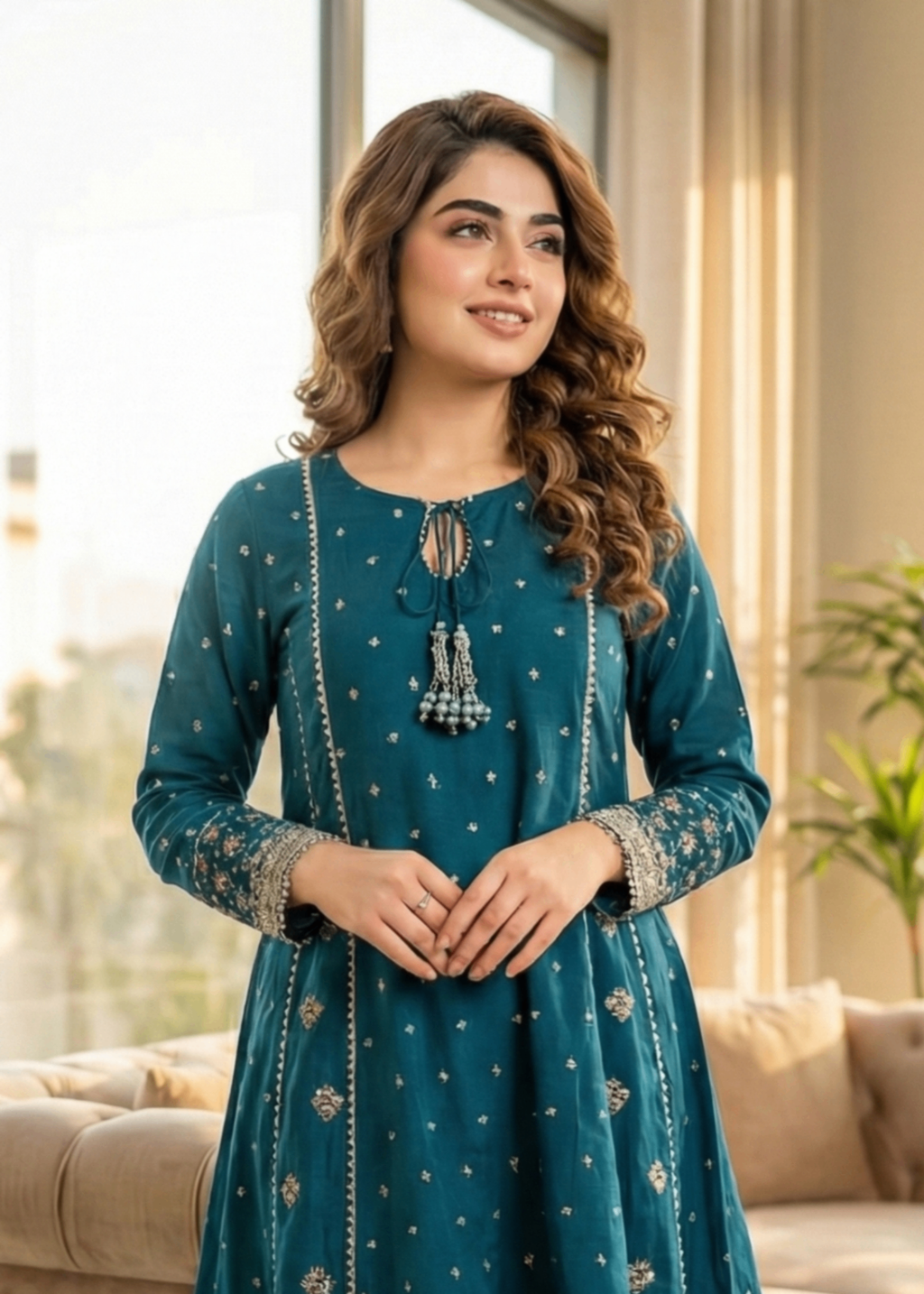 Diara Couture SAYURI DF 61 TEAL Women 3pcs