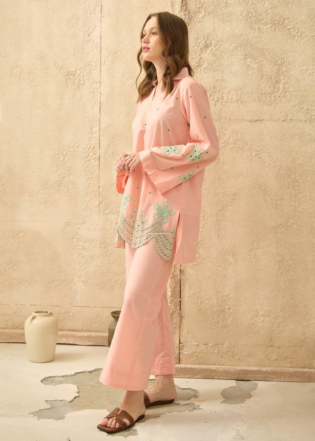 Kiara Serena – Embroidered Co ords Set Women 2pcs