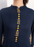 Hoorwani Tehwaar Navy Women 2pcs