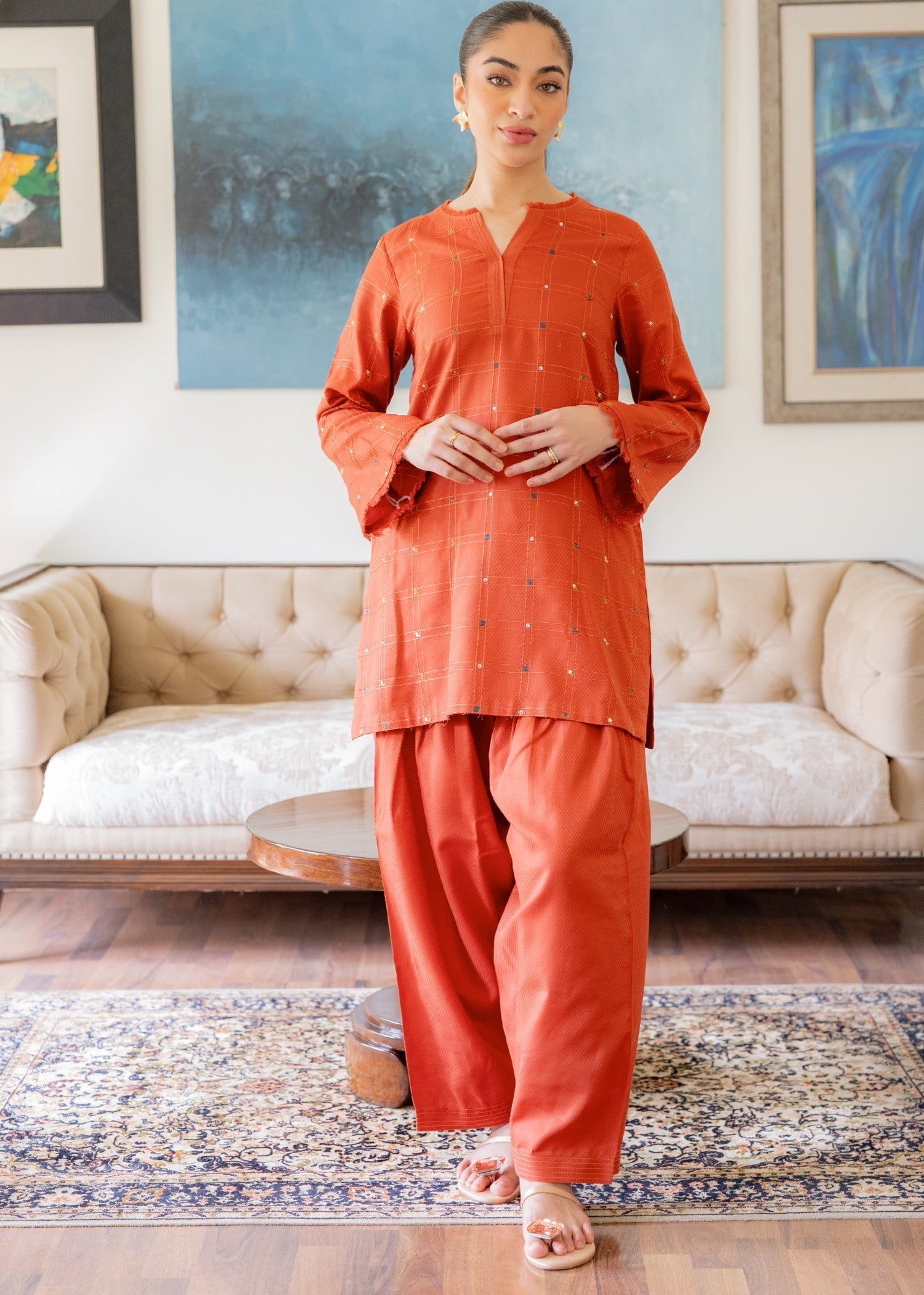 Sahar Mandarin Mist Women 2pcs