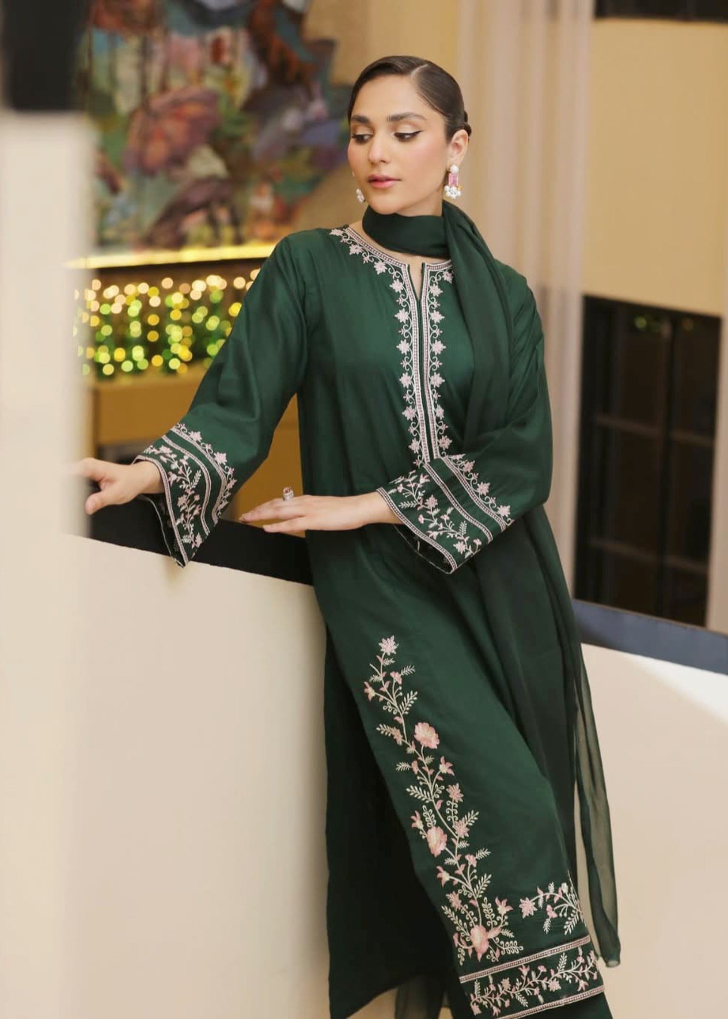 Tehzeeb Libas addab stitch Women 2pcs