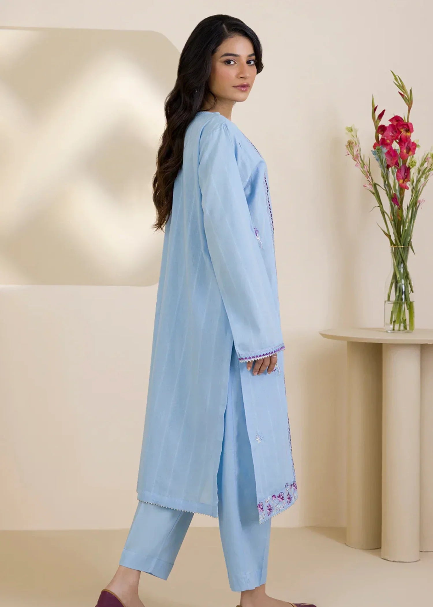 Zellbury WPS2521513 Sky Blue Women 2pcs