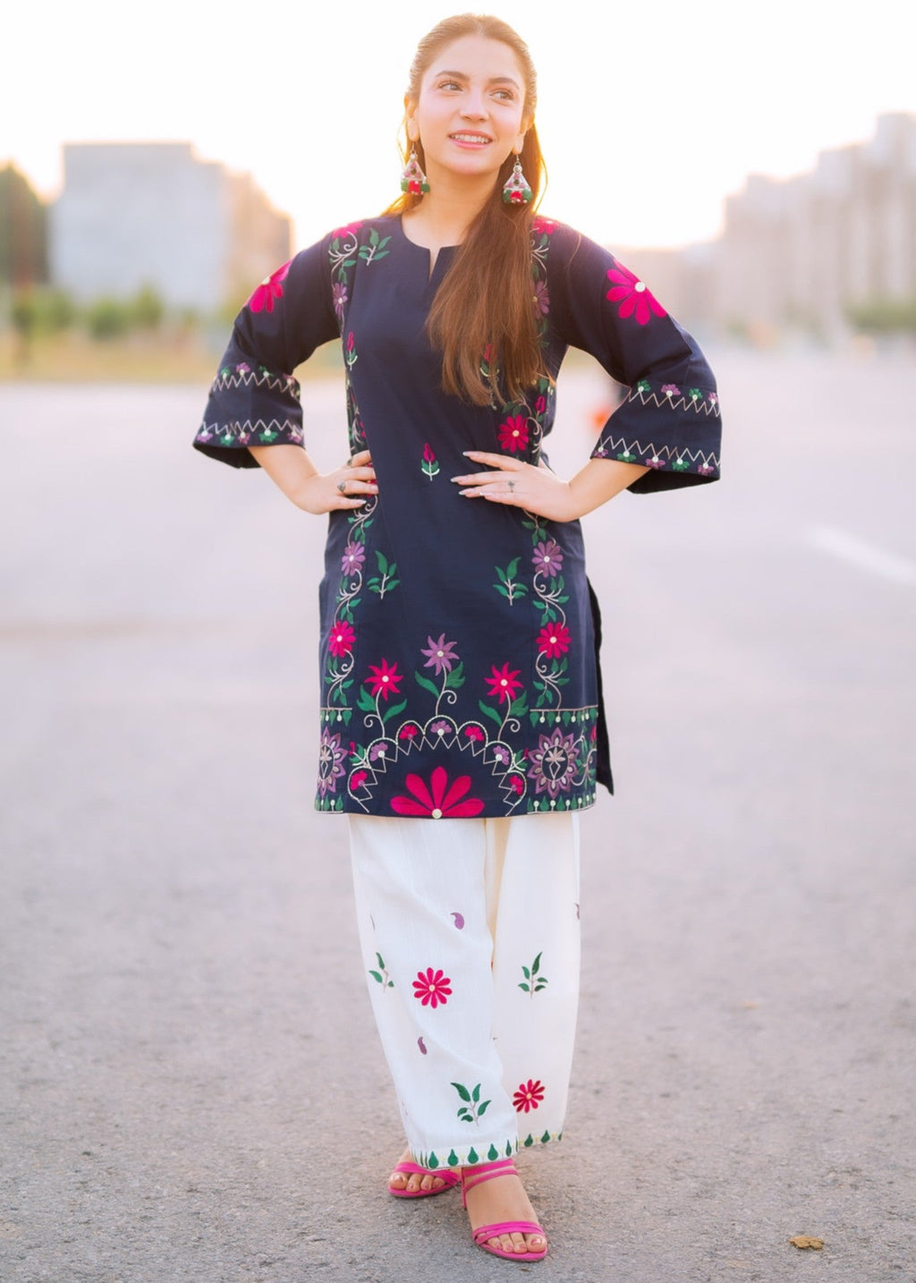 Tehzeeb Libas DANANEER EMBROIDERED Women 2pcs