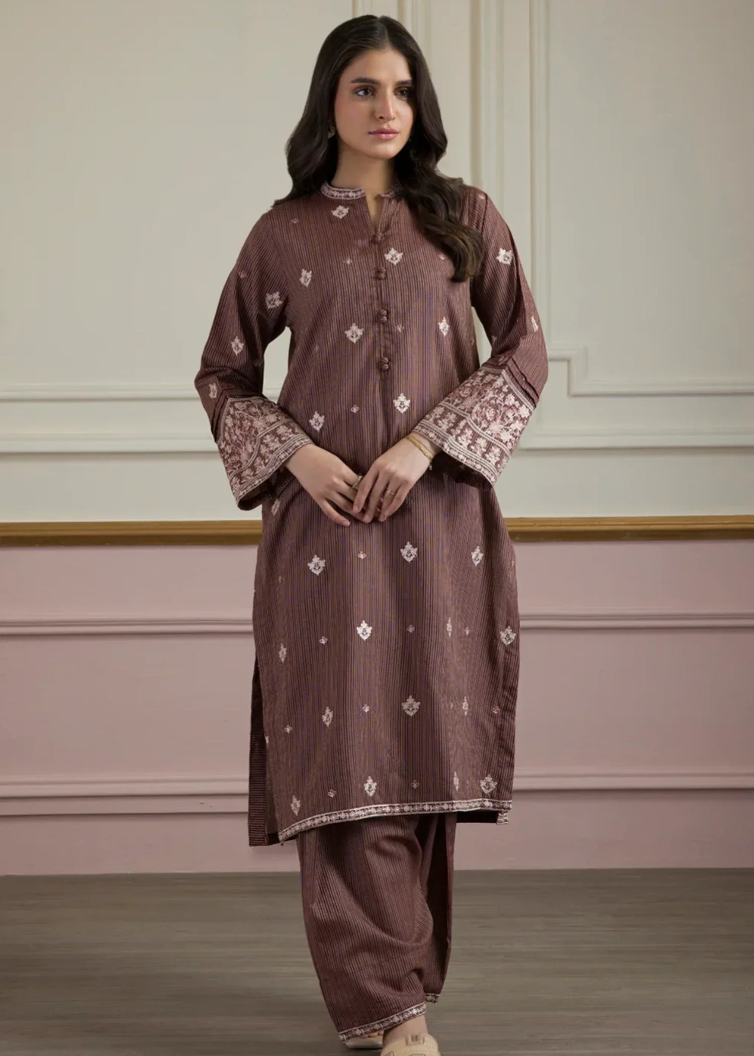 Zellbury WPW2423362 Brown Women 2pcs