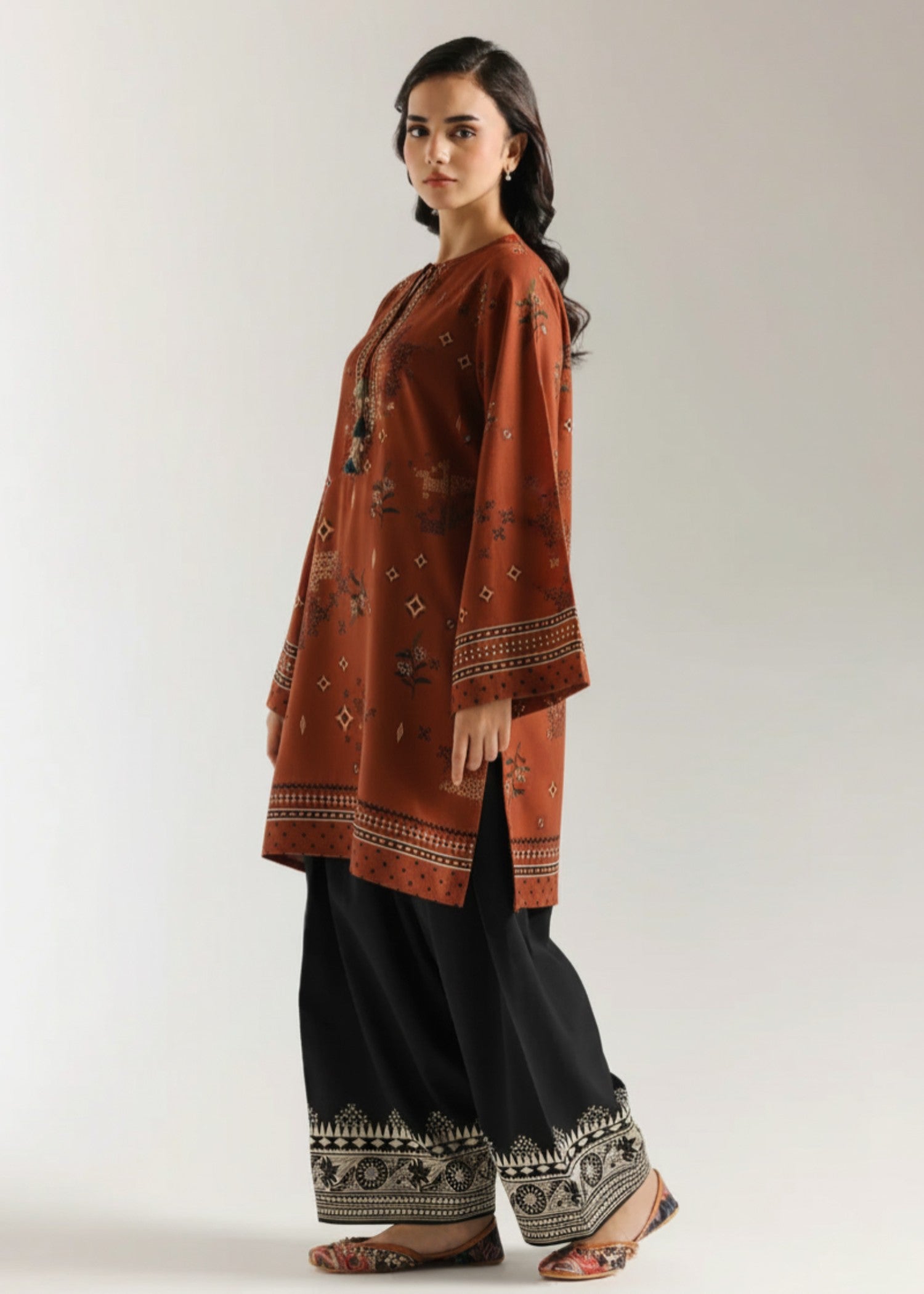 Akhrot Clothing Amber Ethnic Women 2pcs