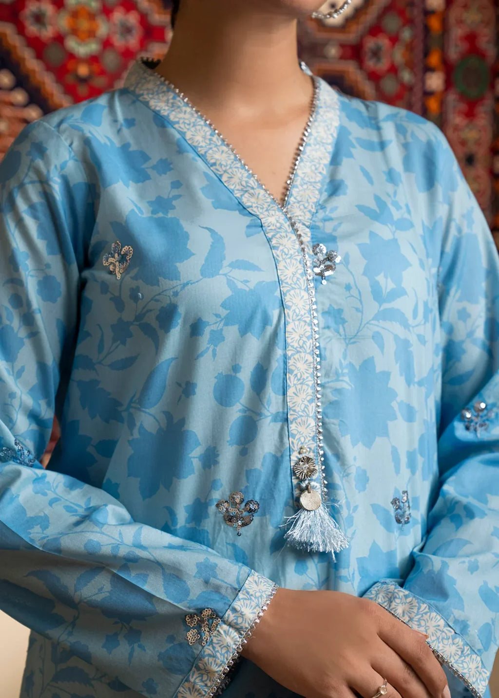 Zellbury WPS2521609 sky blue 007 Women 2pcs