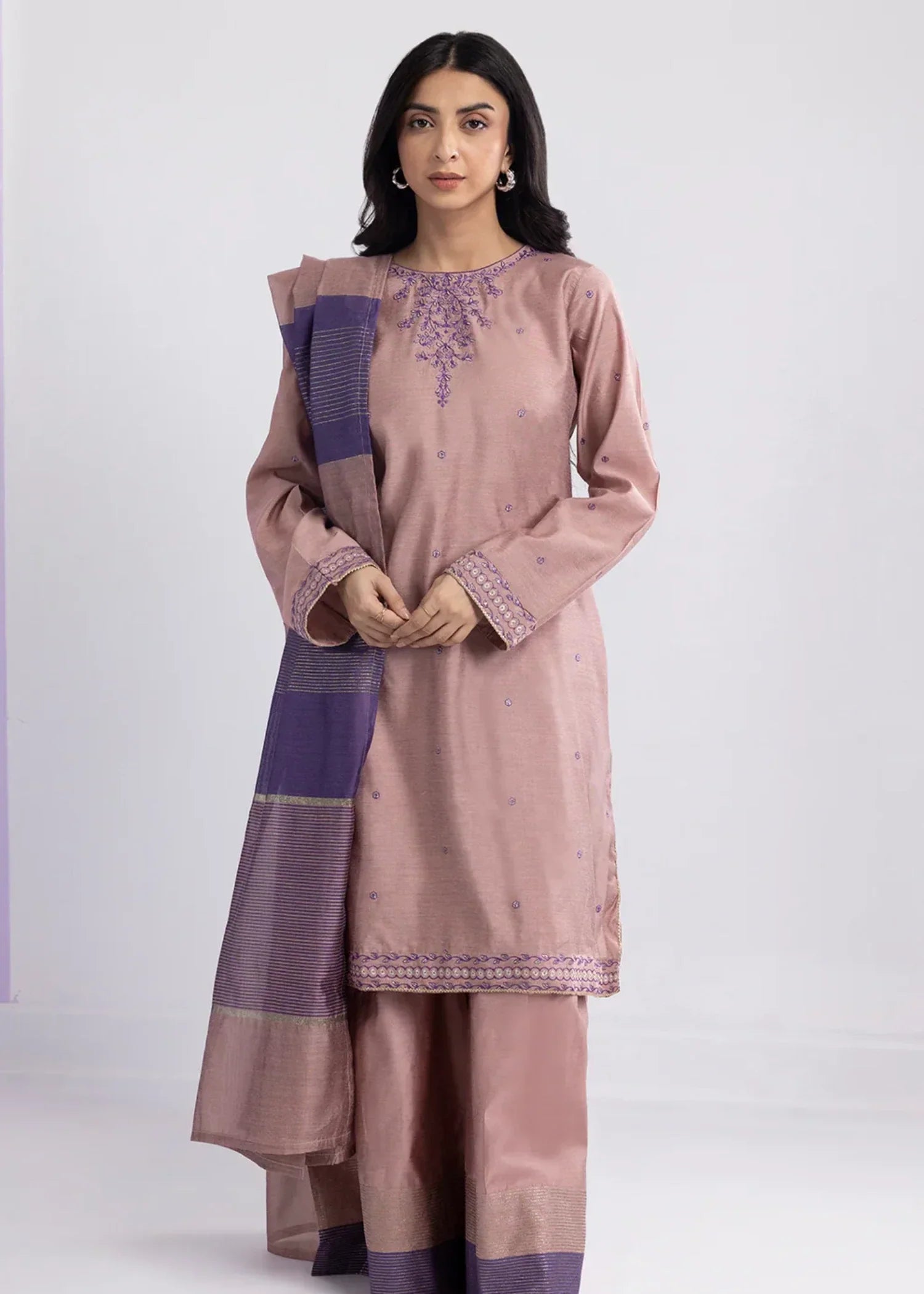 Zellbury WPS2532664 Tea Rose Pink Women 3pcs