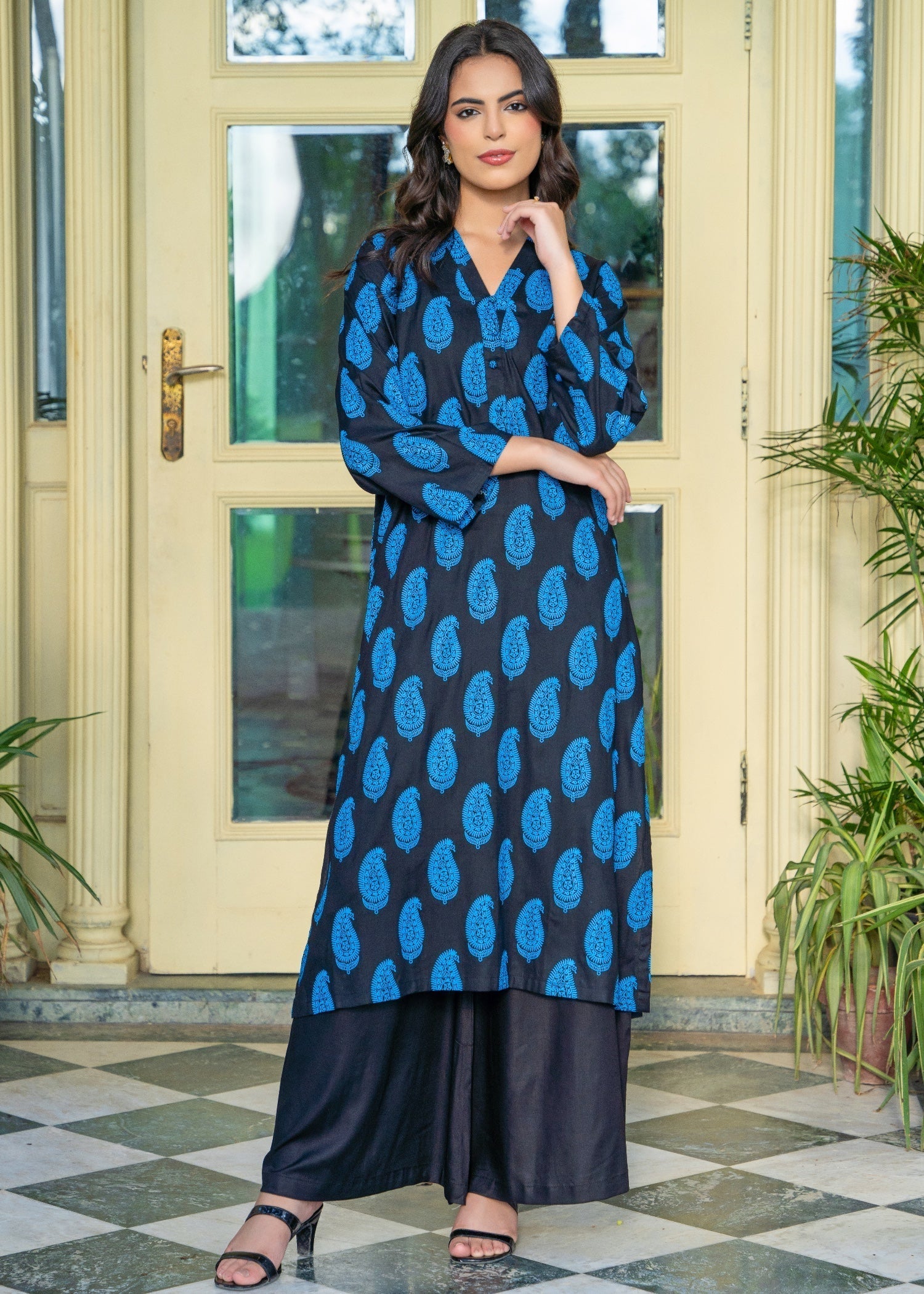 B.K Clothings noor e siyah 2pice Women 2pcs