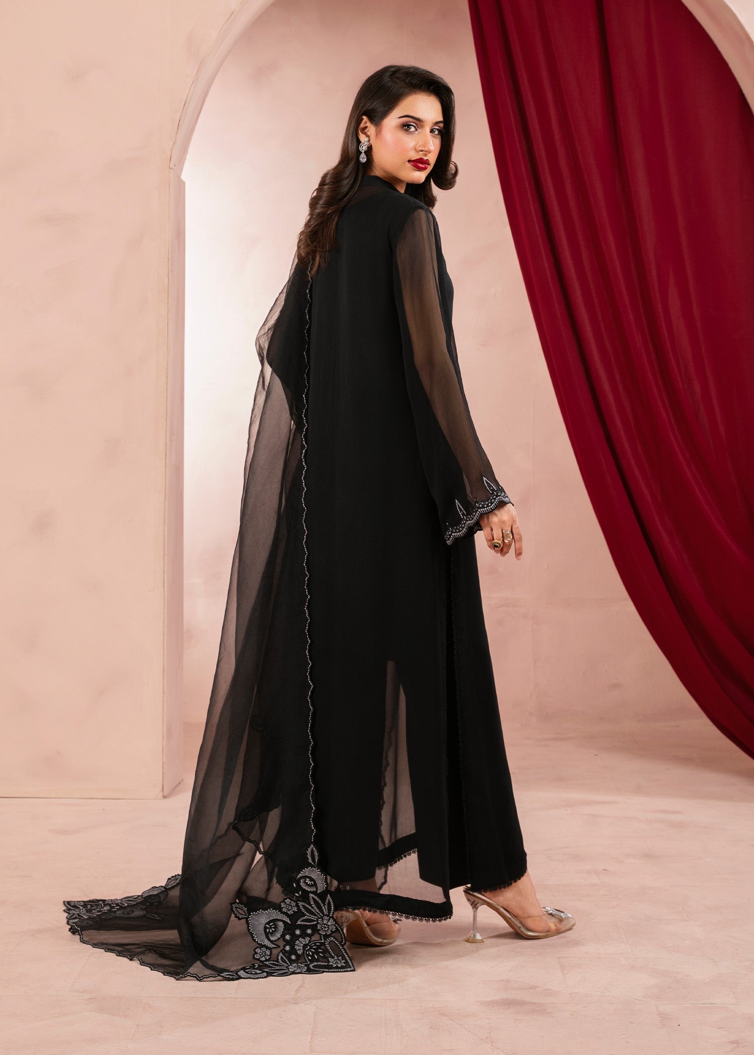 Rang-e-Haya Linear (Black) Women 4pcs