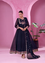 Abaan Zohan Zeenat Blue Women 3pcs