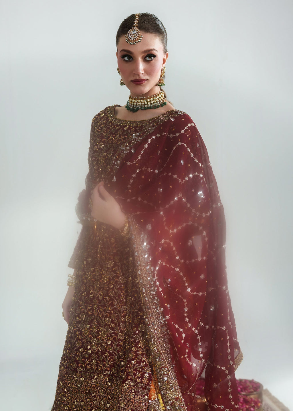 Haseens Official Surkhaab 2 Women 4pcs