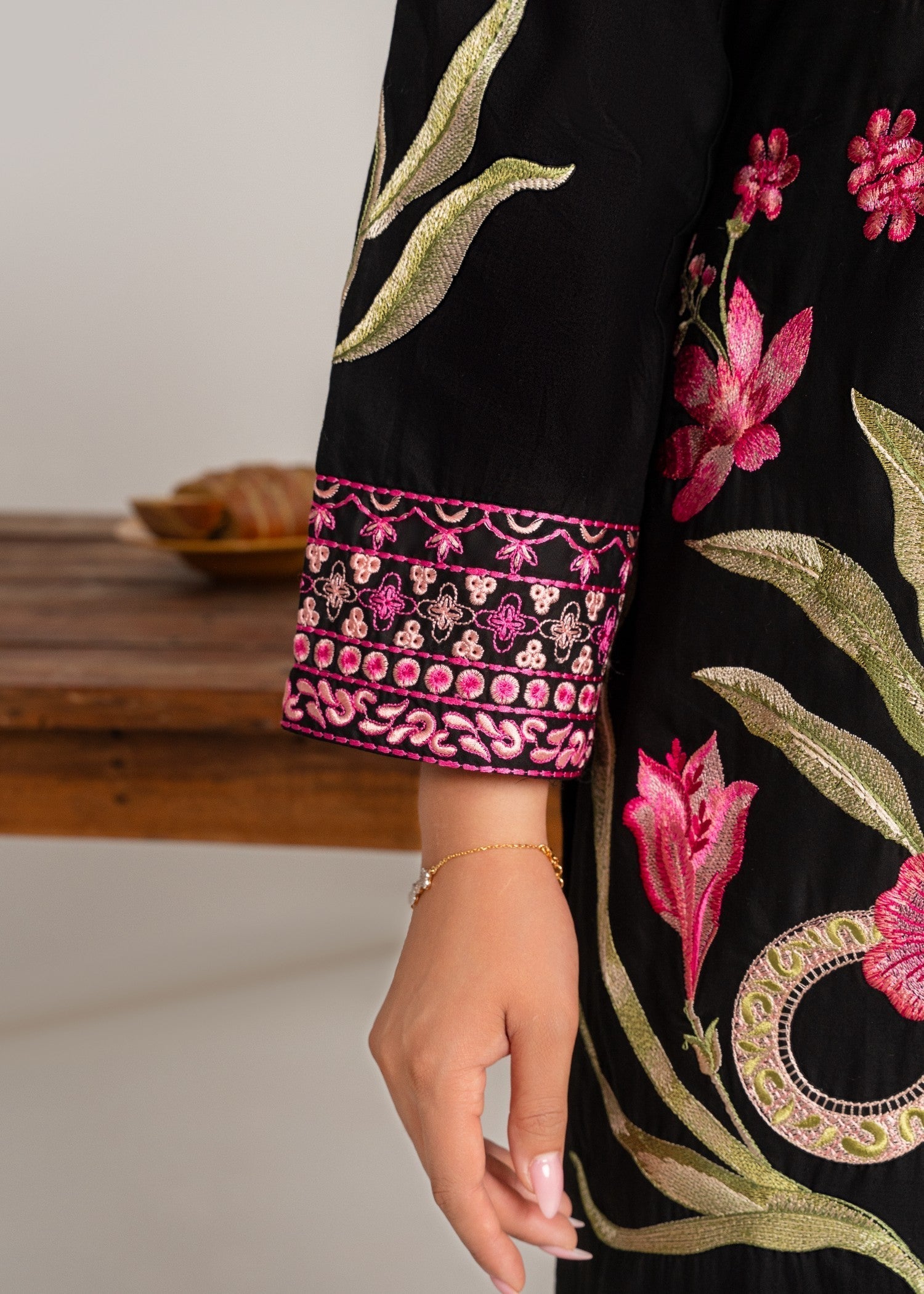 Sahibas By Mirza Zarqaa Black Women 3pcs