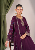 Pehnawa Fashion Charm Frock chiffon Women 3pcs