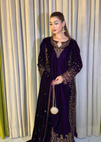 Laal Clothing Velvet V 08 Women 3pcs