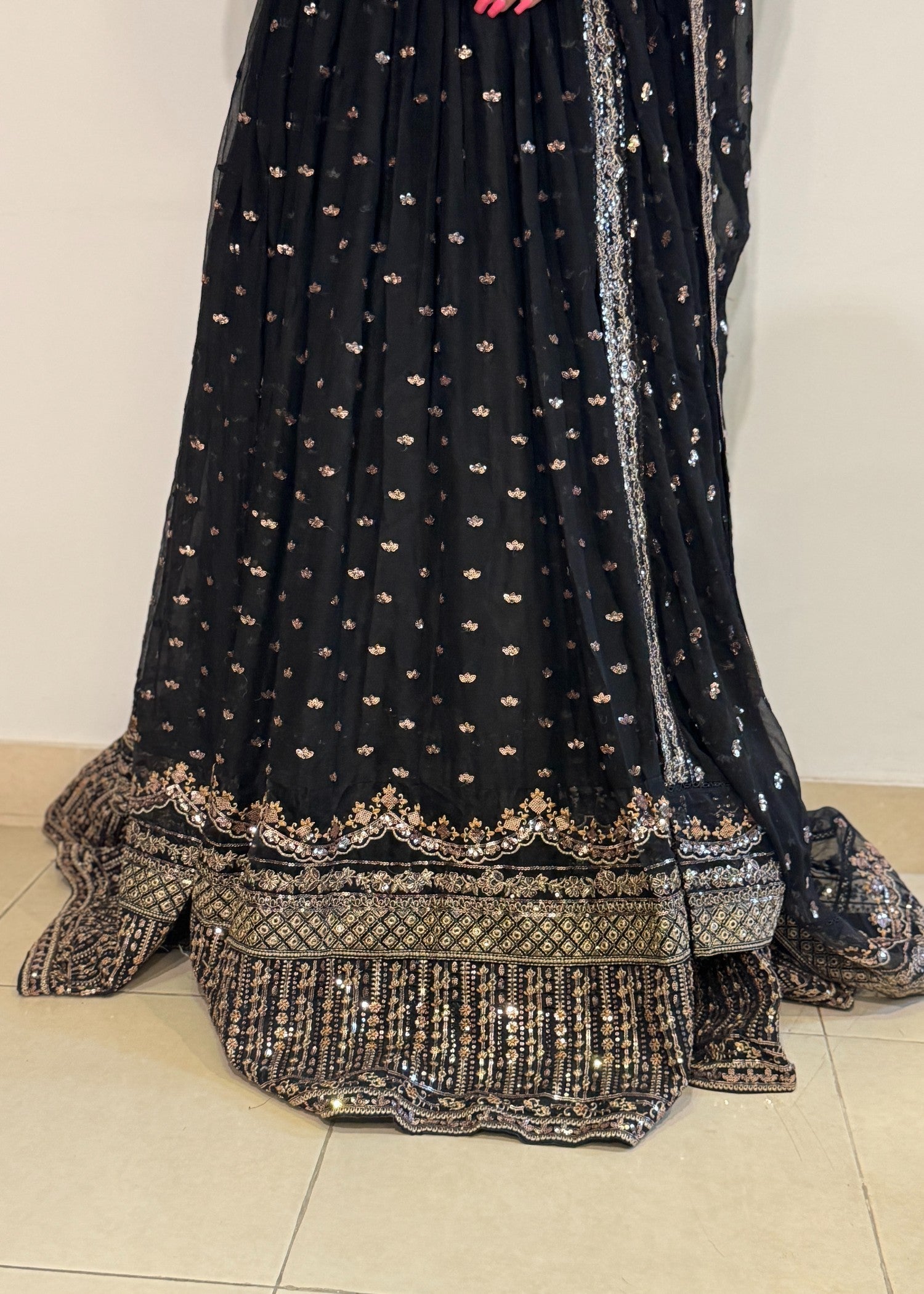 Fernazcouture Regal black Women 3pcs