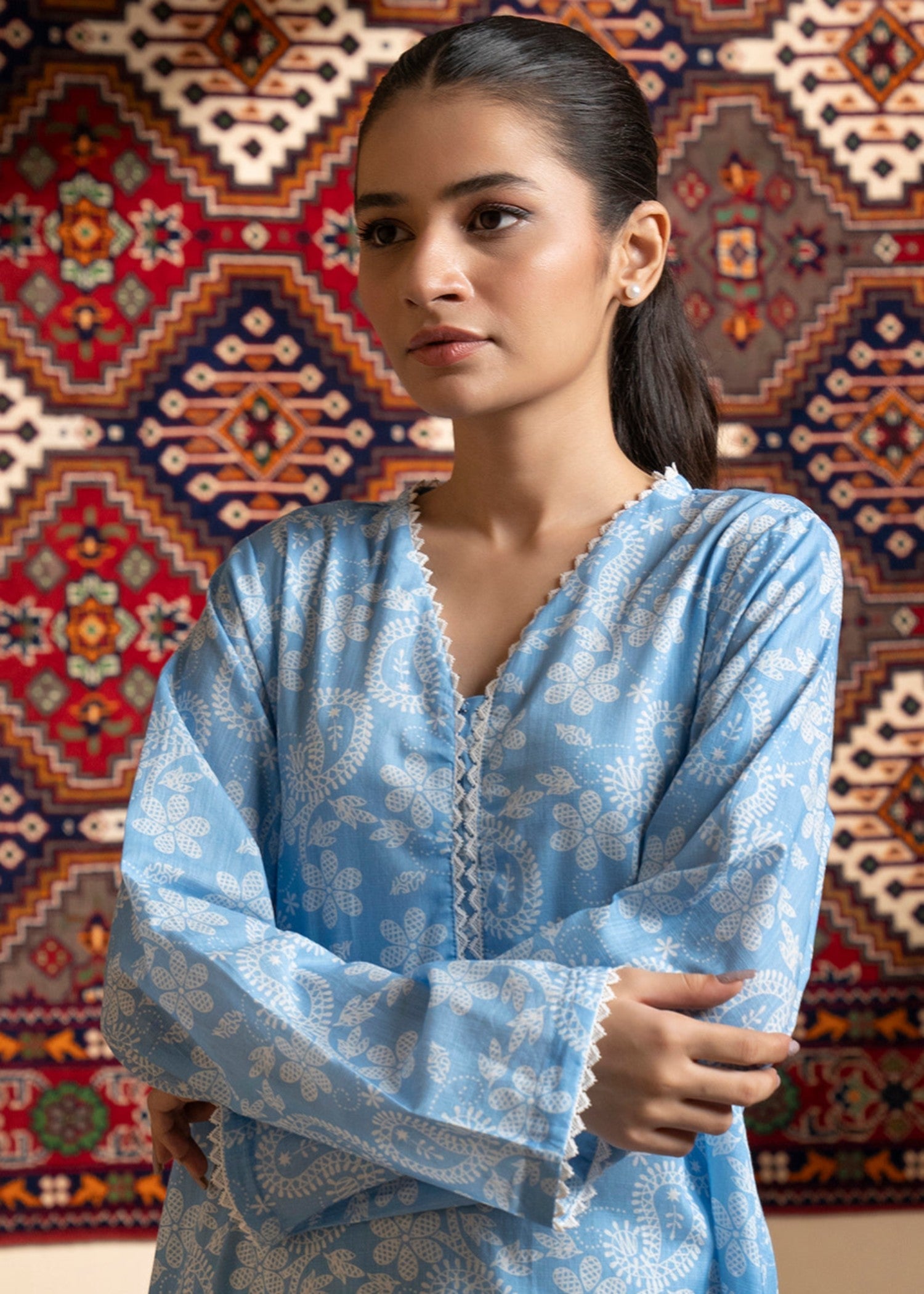 Zellbury WPS2522294 Sky Blue Women 2pcs