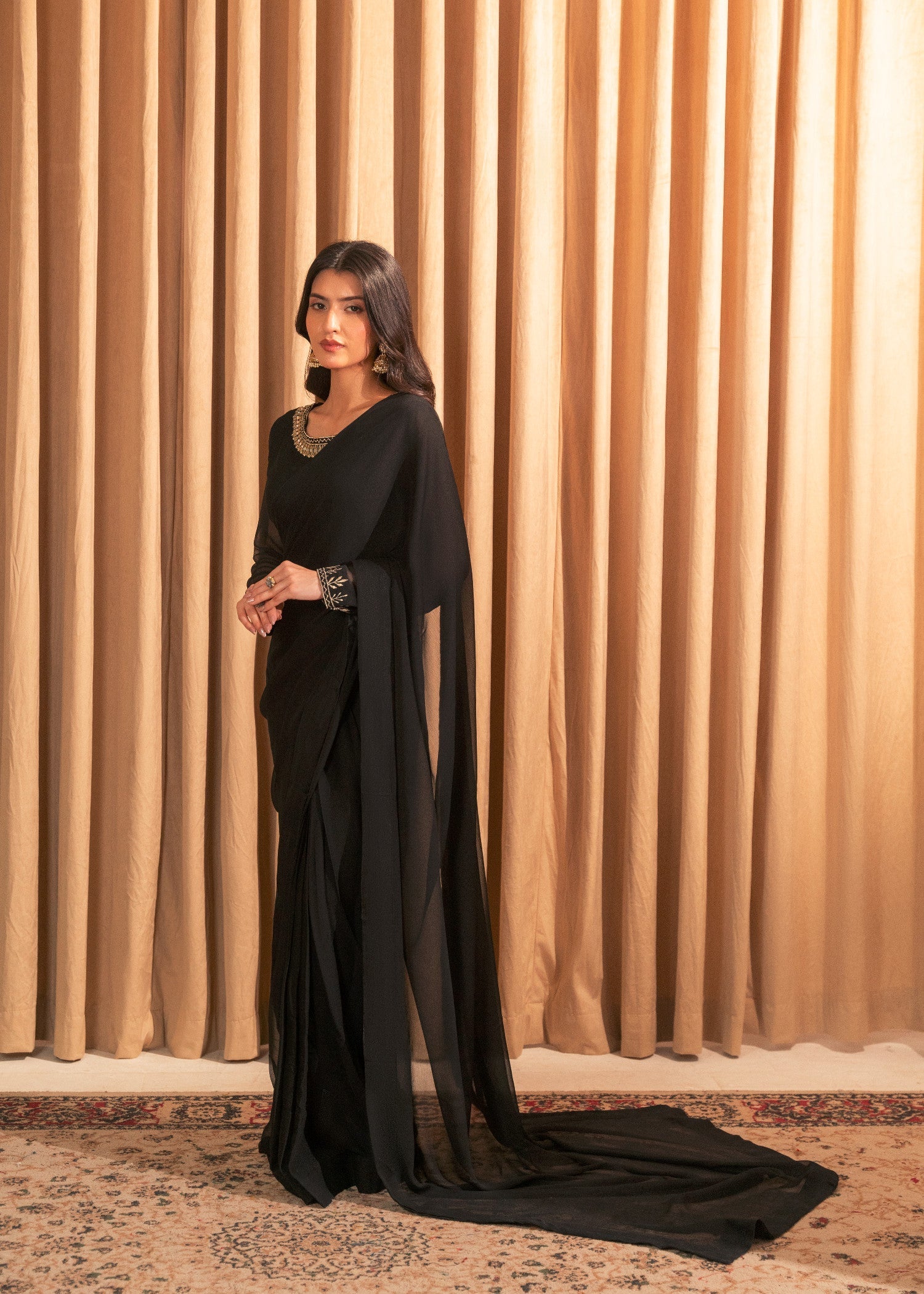 Culaccino Saree Studio Black Bliss Women 3pcs