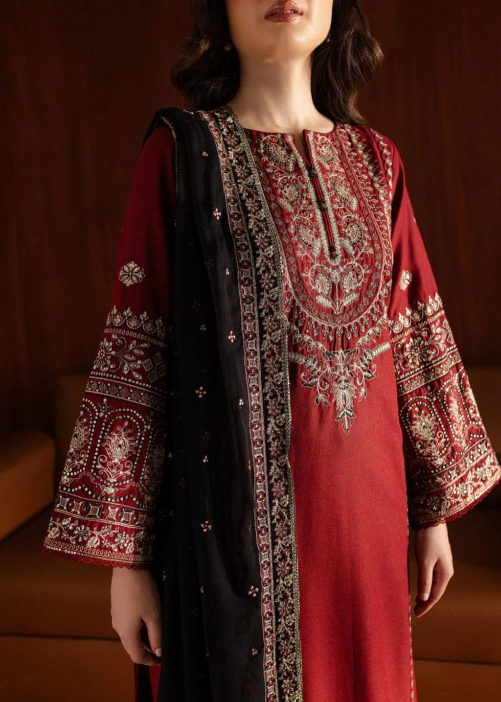 Tehzeeb Libas ROYAL PRET EMBROIDERED Women 3pcs