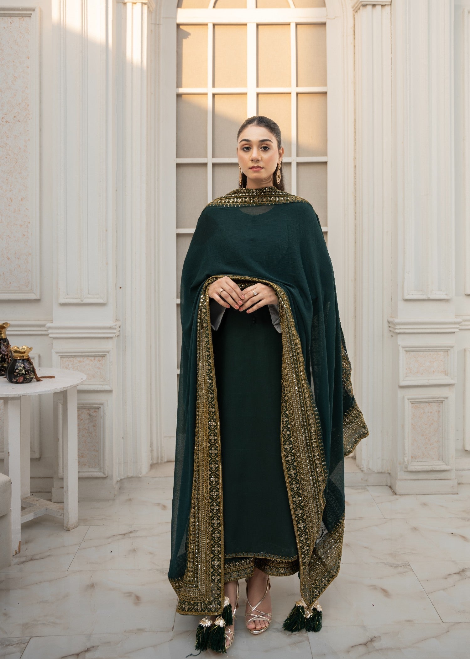 Maharani Official Green Mystique | Women 3pcs