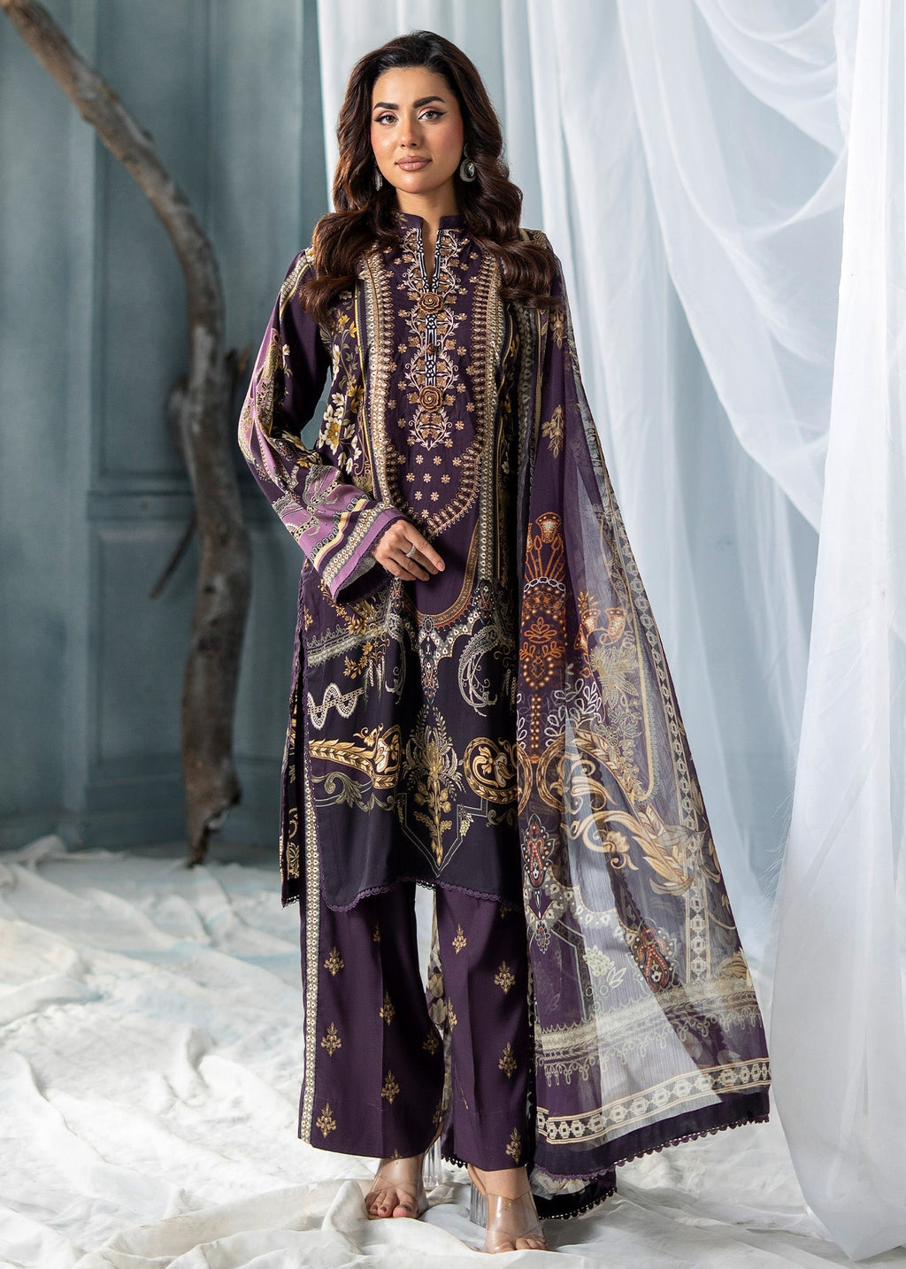 Meerak Pret Royal Plum Women 3pcs