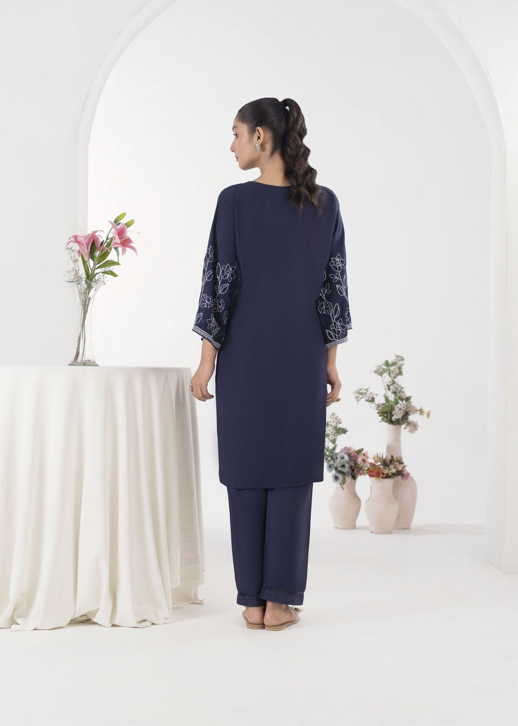 Stylish Collection EMBELLISH BLUE Women 2pcs