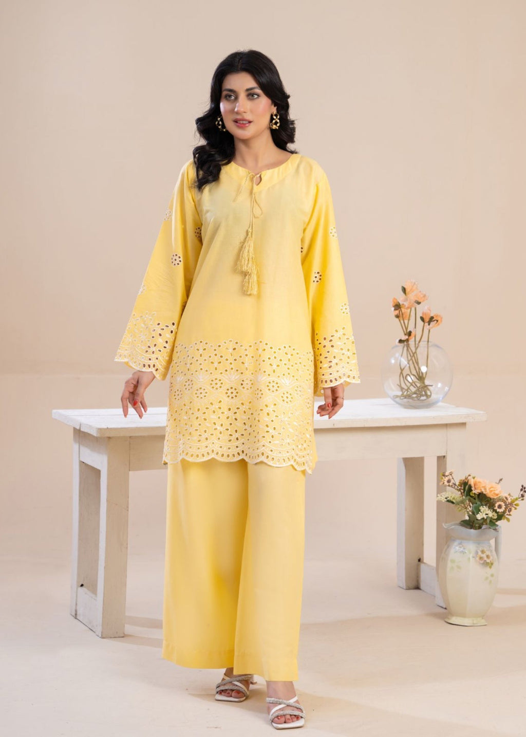 Zeenat & Zoha Lime Women 2pcs