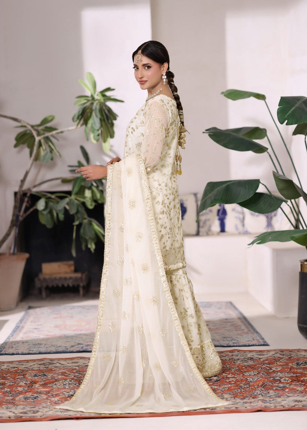 Abaan Zohan Riwaj off White Women 3pcs