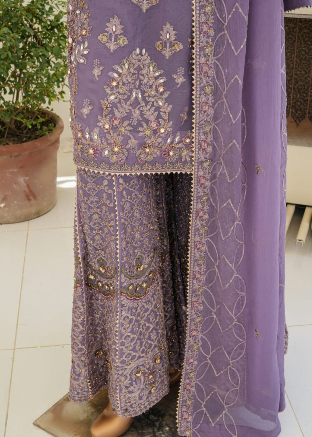 Ahmed Creations ALISHBA LILAC Women 3pcs