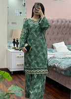 Tehzeeb Libas WAFA EMBROIDERED Women 2pcs