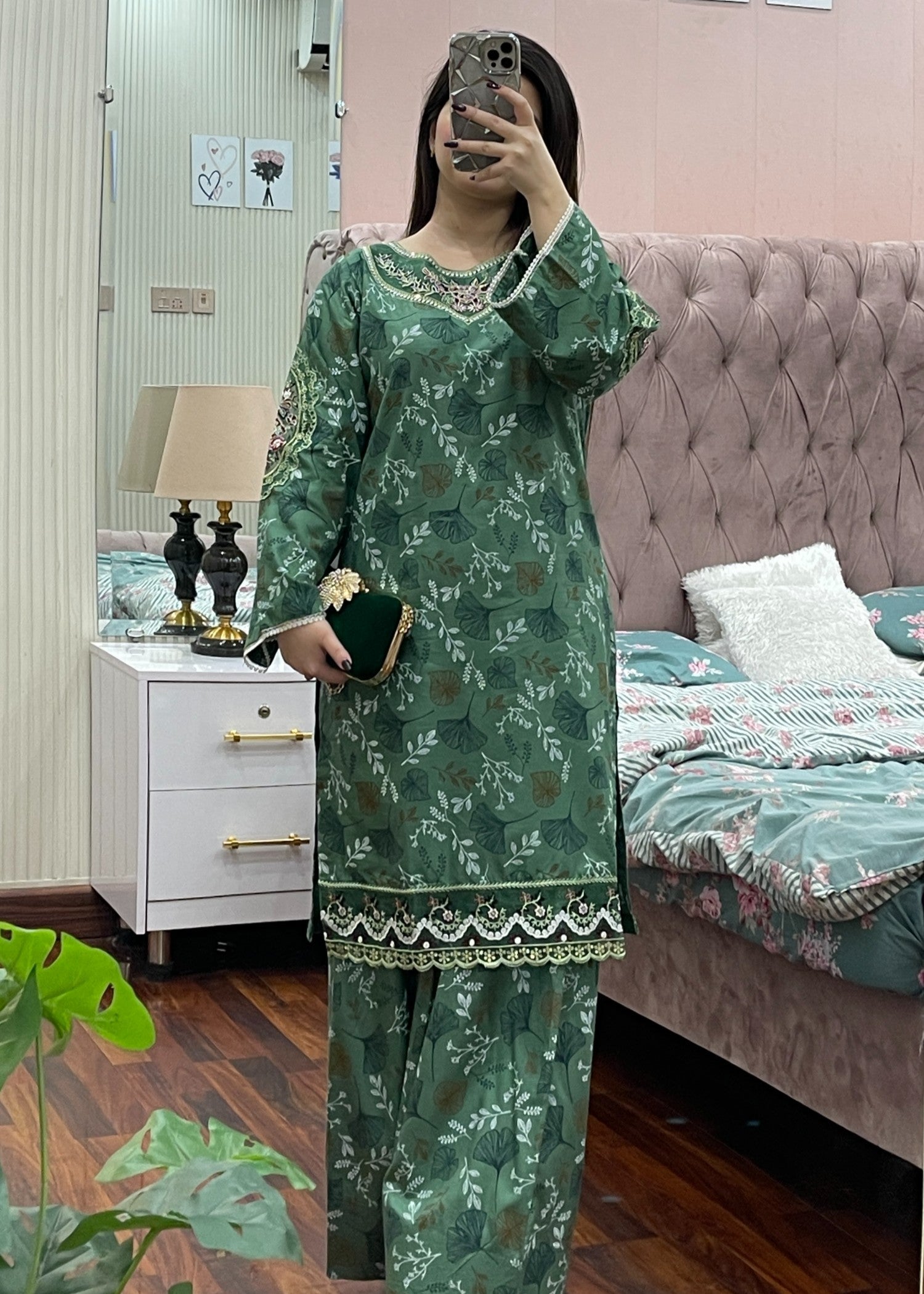 Tehzeeb Libas WAFA EMBROIDERED Women 2pcs