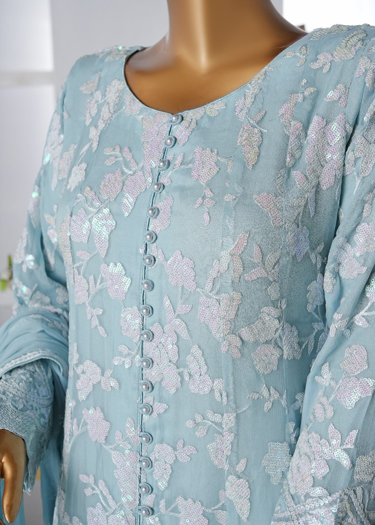 Ahmed Creations HIRA ICE BLUE Women 3pcs