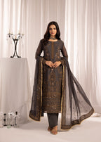 Alyssa GREY SUIT ALN15 Women 3pcs