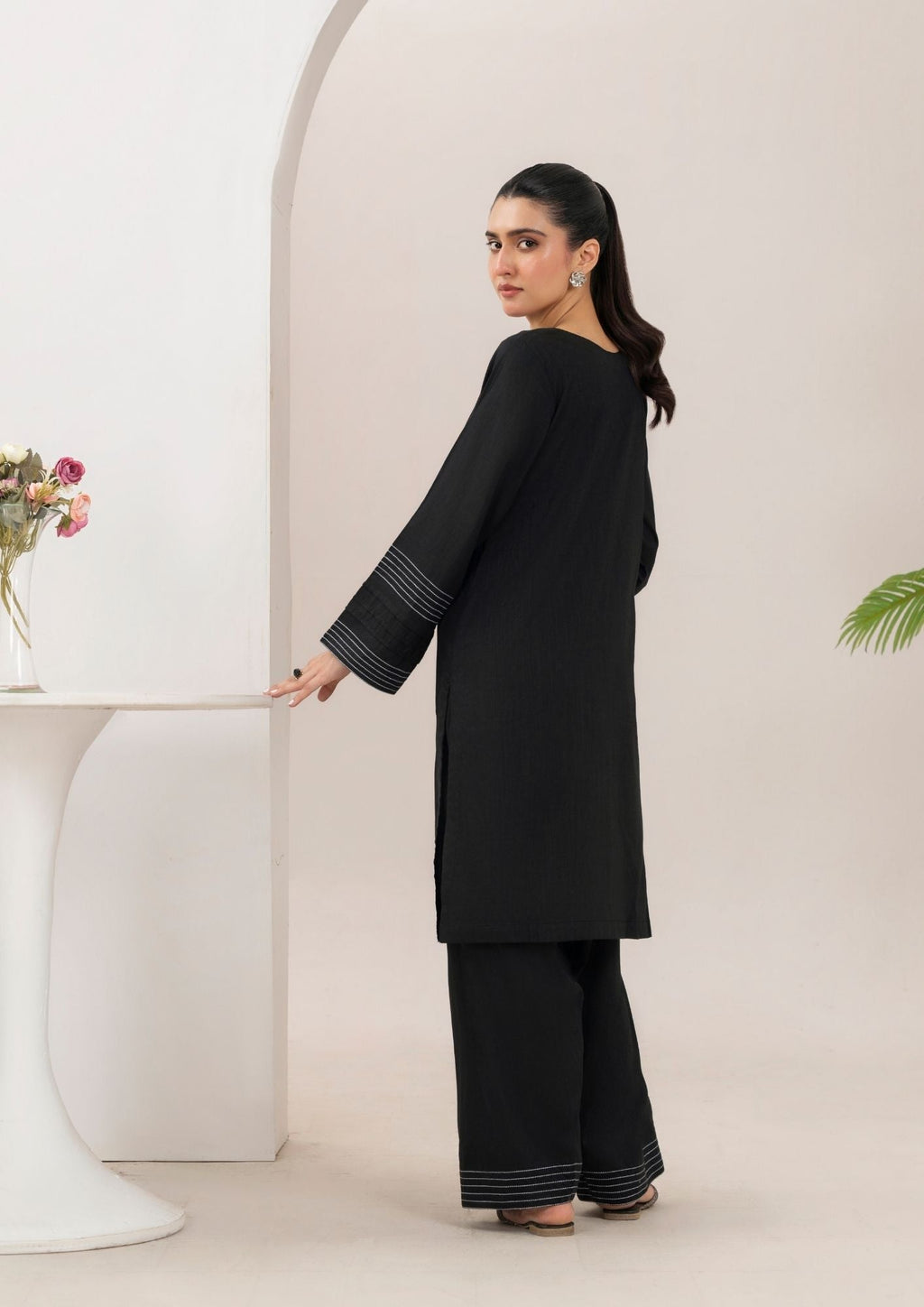 Yolo Pret Cotton Cord Set Rozana S25 0003 Women 2pcs