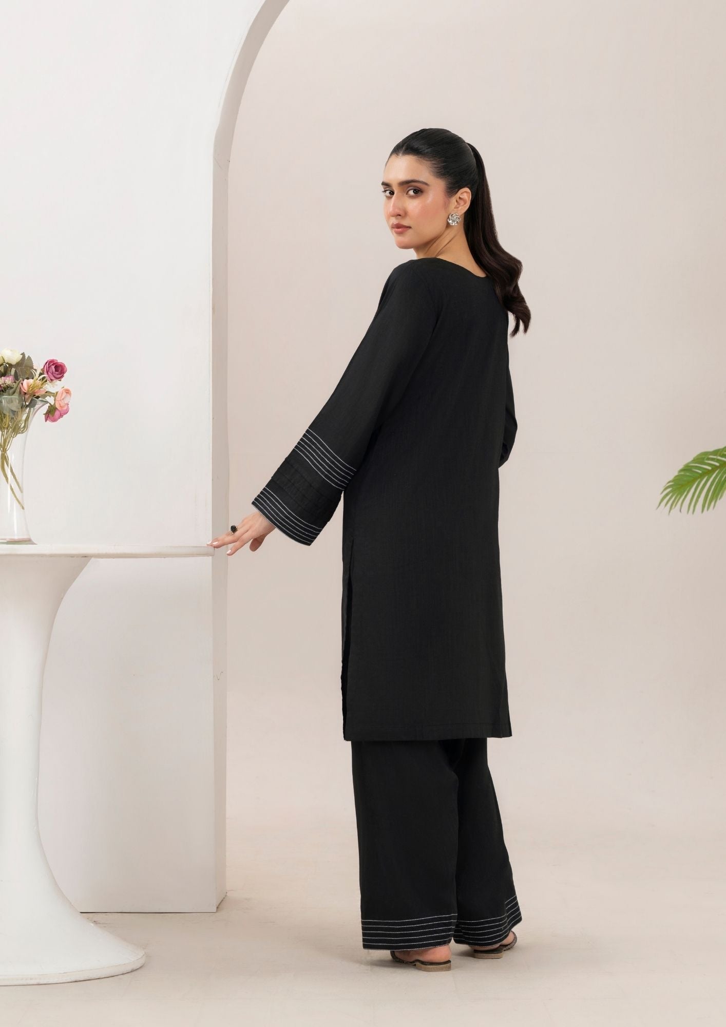 Yolo Pret Cotton Cord Set Rozana S25 0003 Women 2pcs