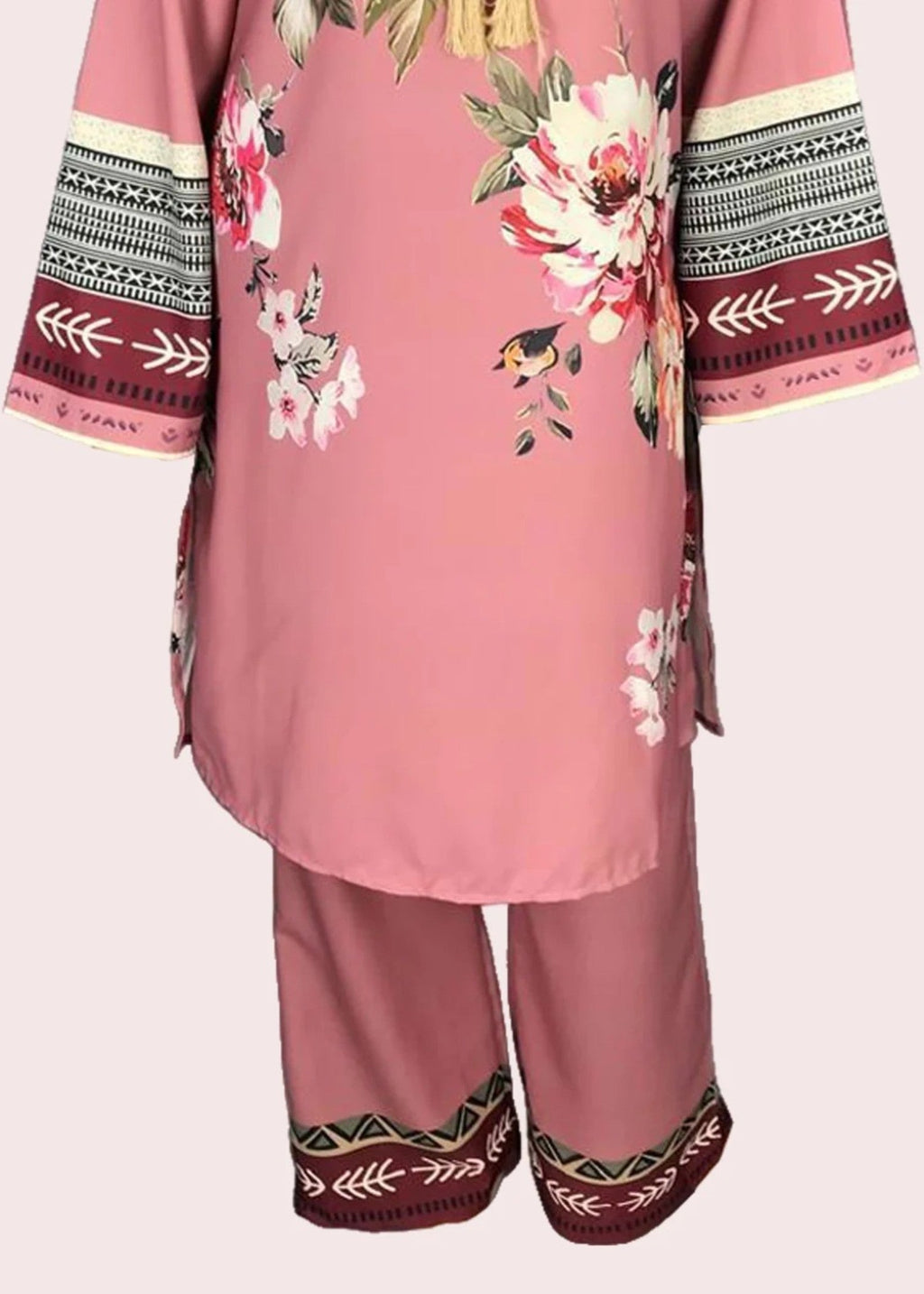Fabbywear Dori Co ord (Shirt & Trouser) Pink Women 2pcs
