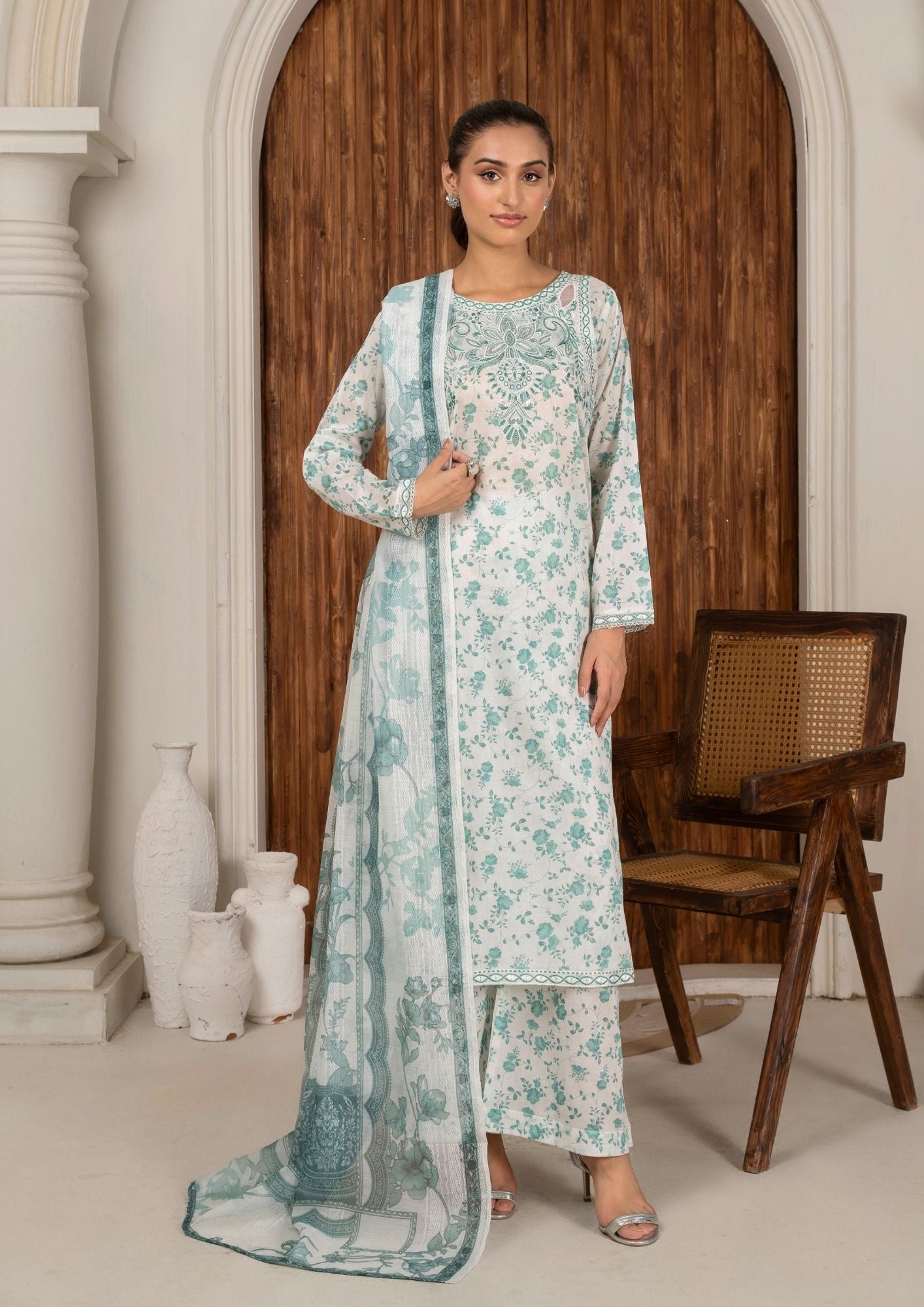 Alfatah Pret Printed Lawn with Embroidery RANAAI S25 0014 Women 3pcs