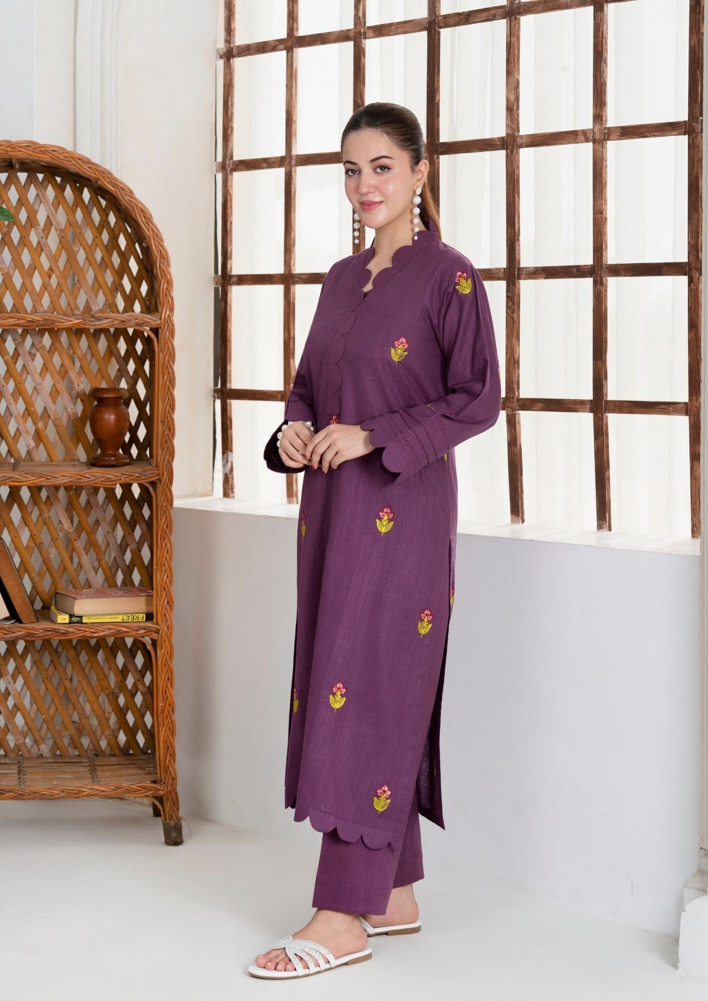 Yolo Pret Embroidered Khaddar AML W25 0008 Women 2pcs