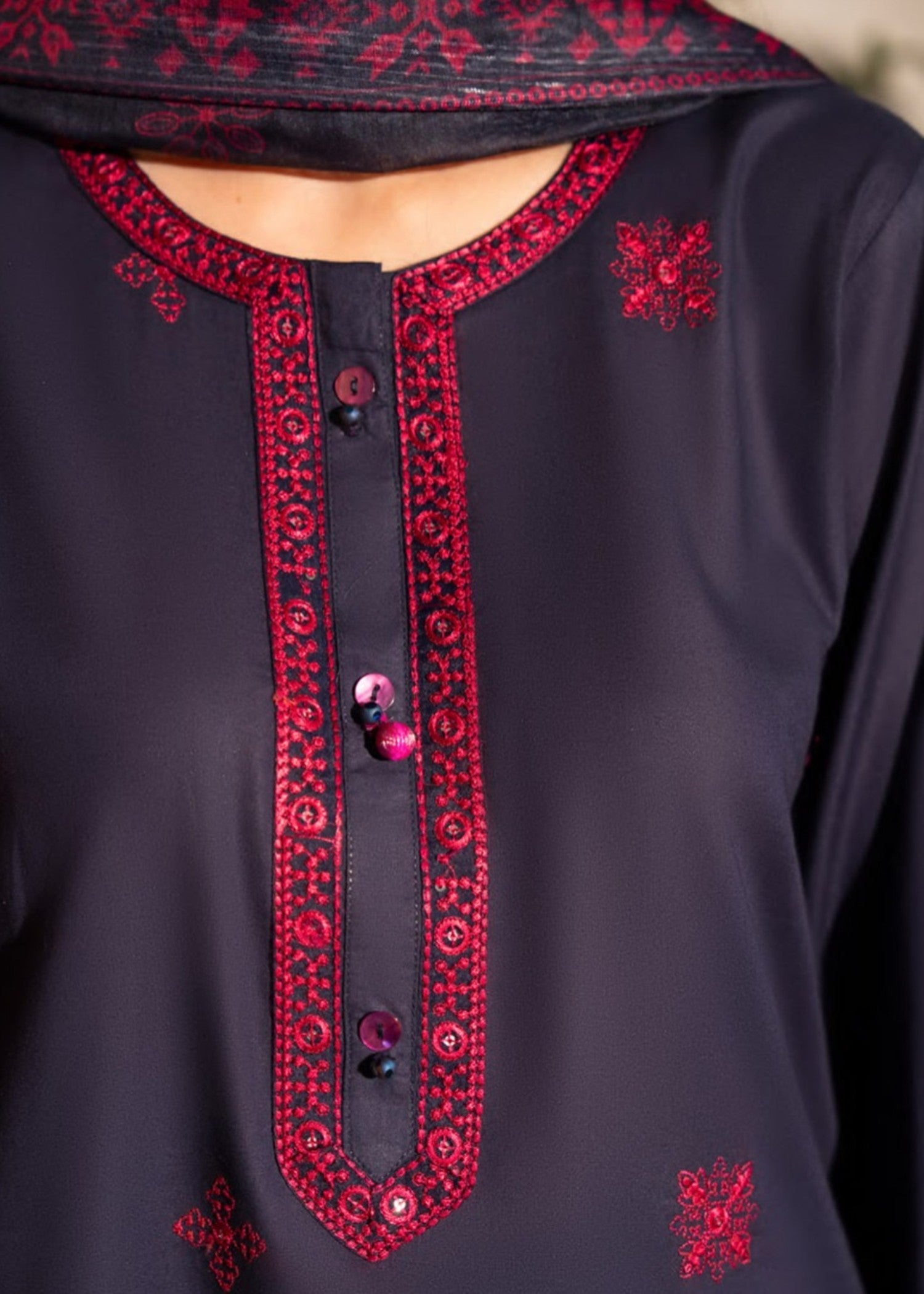 Chaudhary Arts Saiyaara Embroidered Women 3pcs