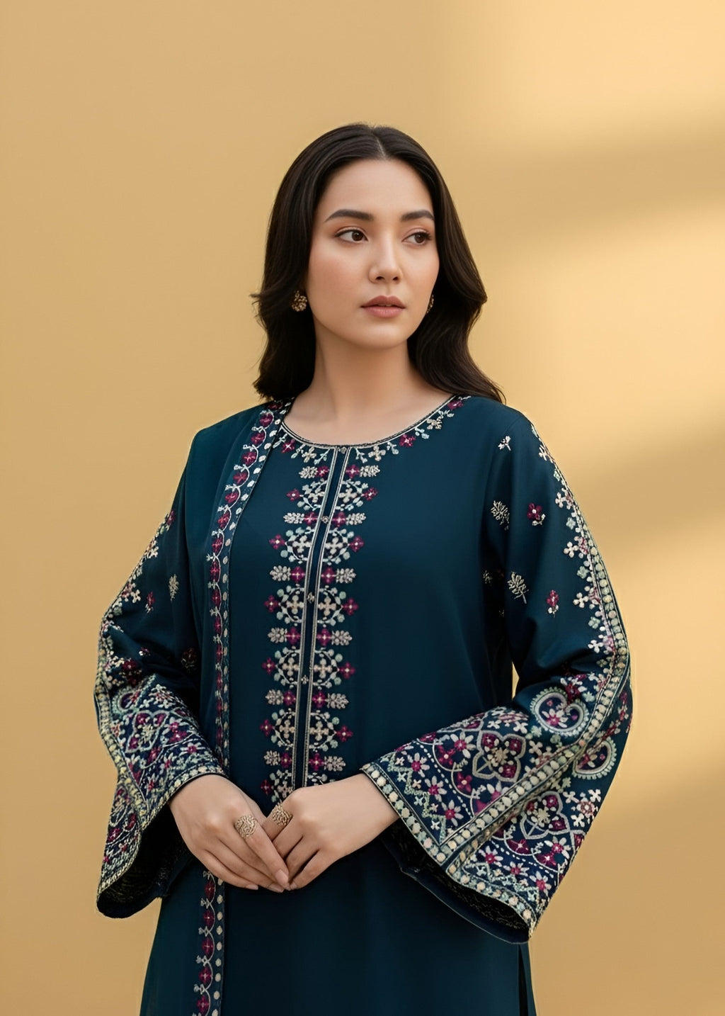 Fabric Garden Teal Elegance Women 3pcs