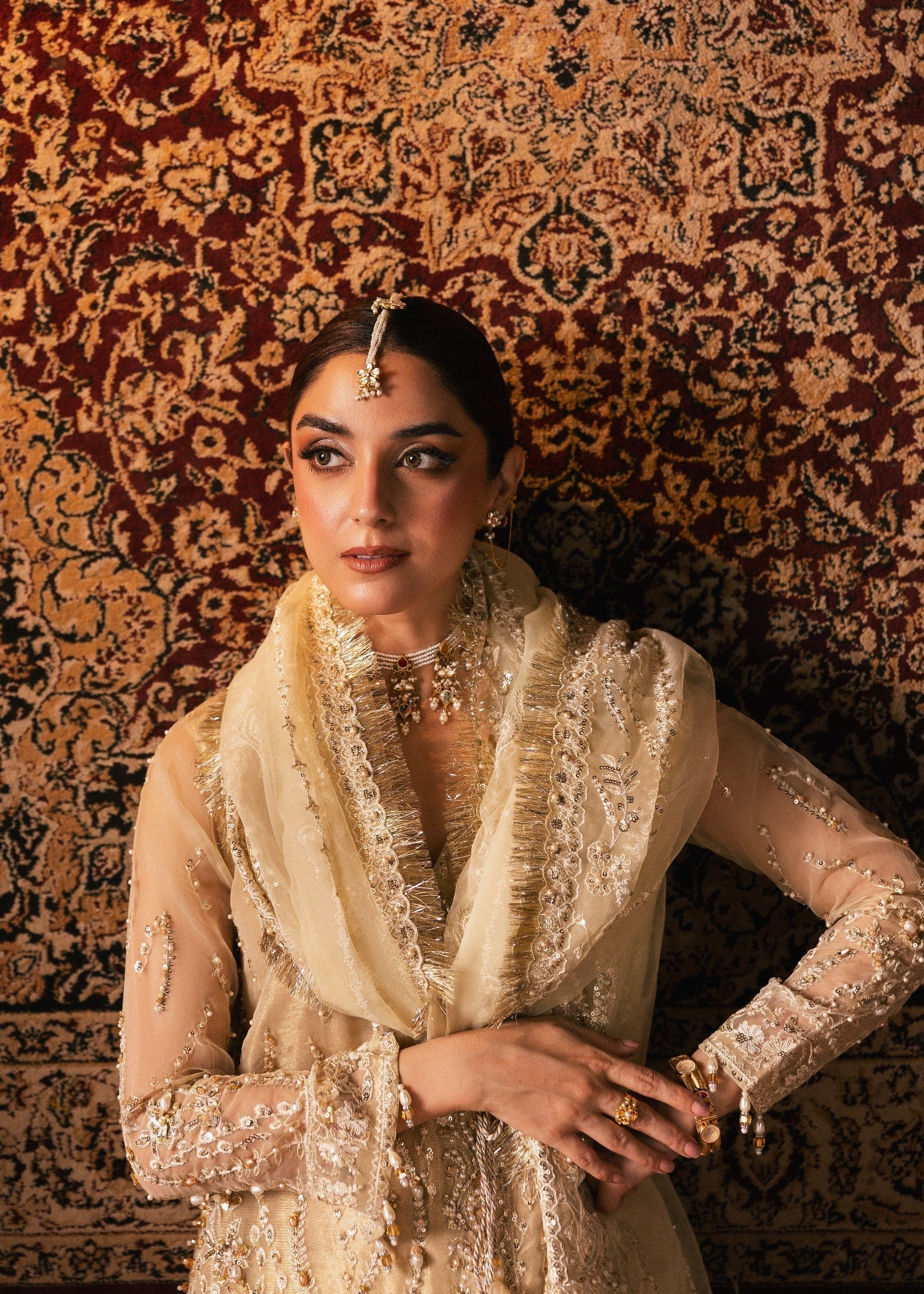 Ally's AL 4272 (Firdous) (N) Women 3pcs