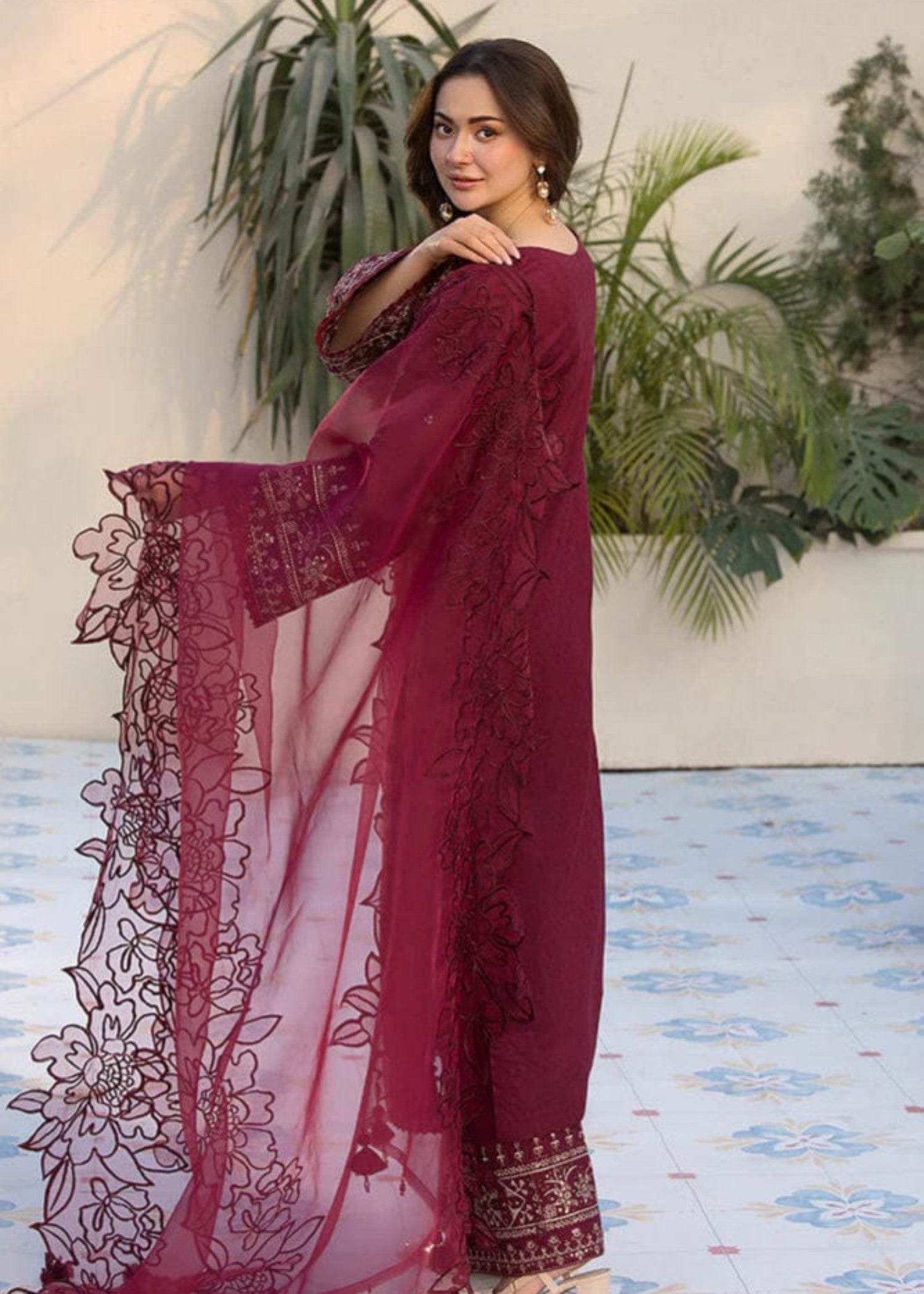 Tehzeeb Libas ZAREEN EMBROIDERED Women 3pcs