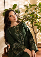 Shehroz Fashion OLIVE BLOOM LAWN EMBROIDERY SUIT Women 2pcs