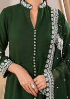 Four Season Boutique NIMRA PISHWAS GREEN Women 3pcs
