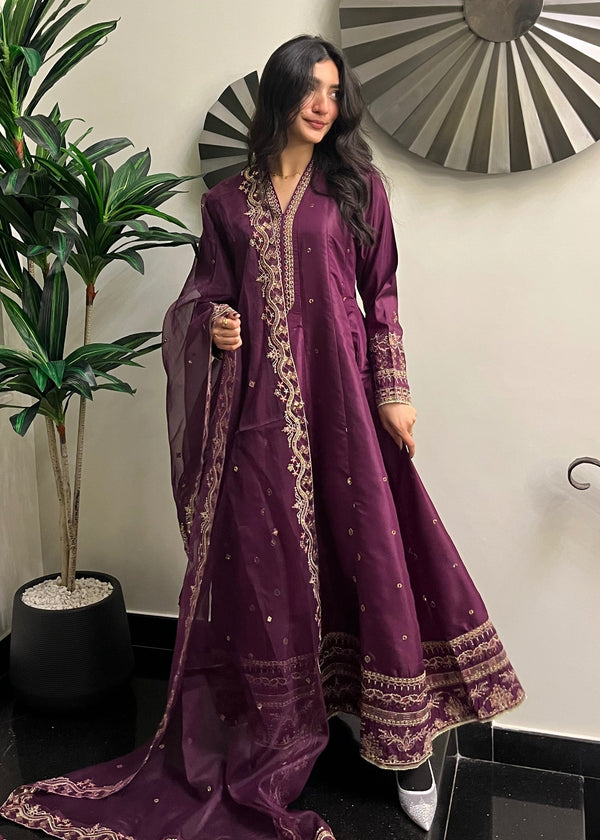 Laal Clothing Plum Musk Women 3pcs