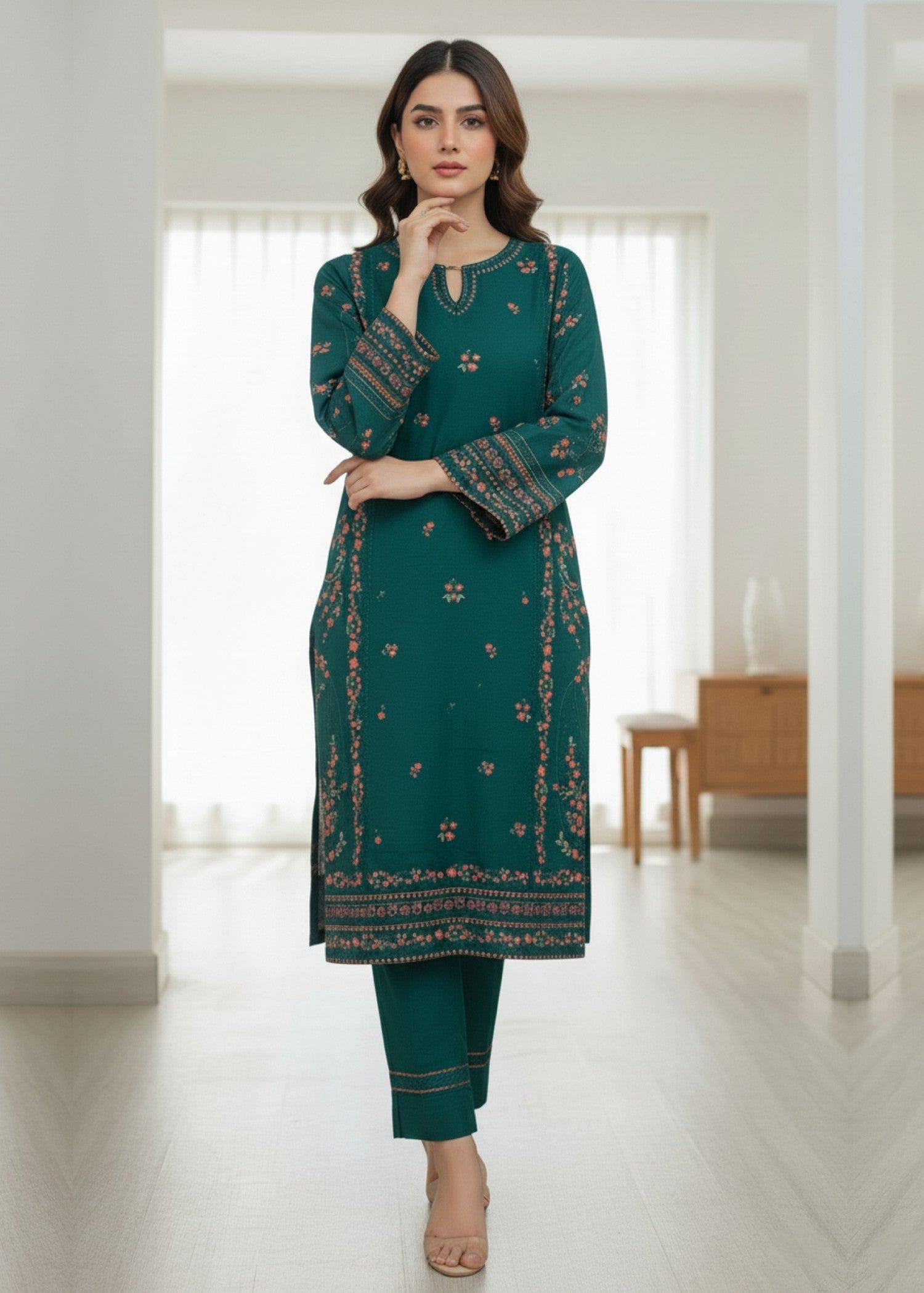 Zuri SABIHA KH 07 GREEN Women 3pcs