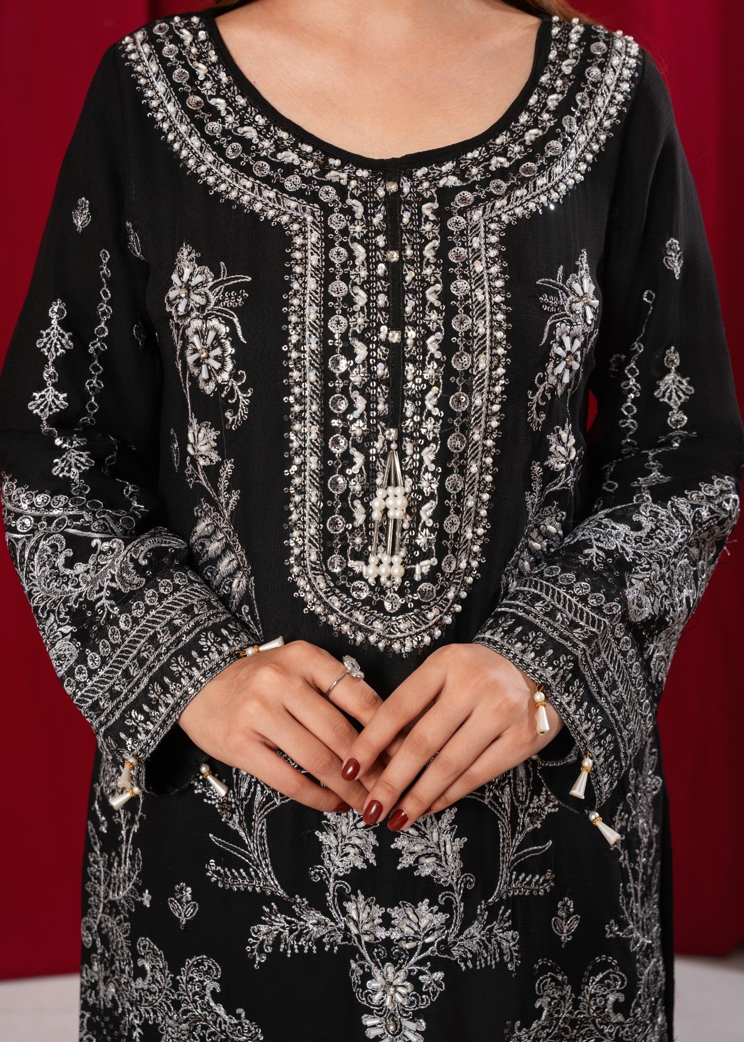 Hkb Officials Noorah Mystique Black Women 3pcs