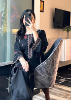 Tehzeeb Libas LUXURY EMBROIDER WITH FARSHI Women 2pcs