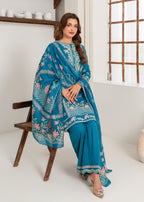 Sahibas By Mirza Gulnazeen Blue Women 3pcs