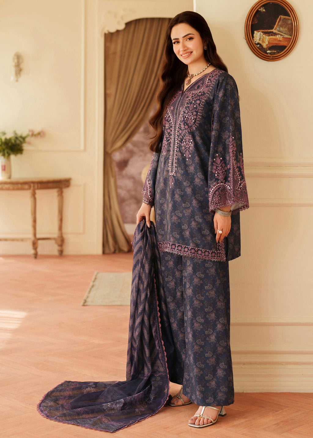 Mohagni BLS 55 STITCHED I UNSTITCHED Women 3pcs