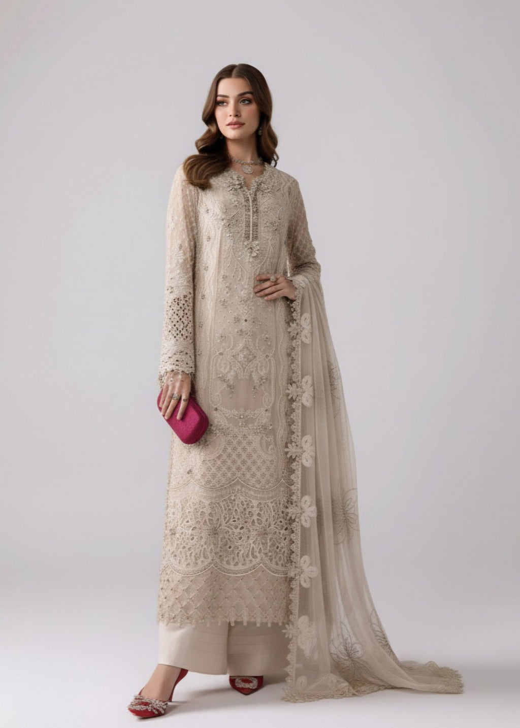 Malhaar Mal AL 4227 WED V1 25 Women 3pcs